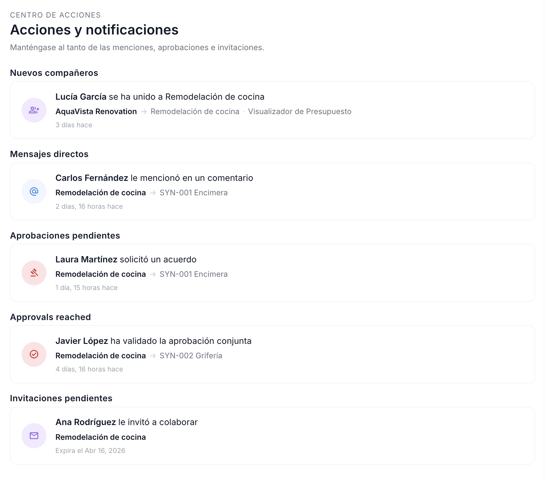 Presuo dashboard showing budget management interface